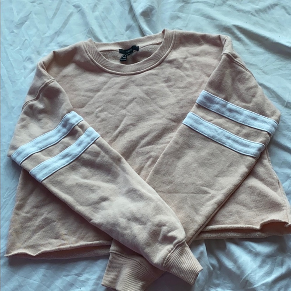 cropped varsity sweater